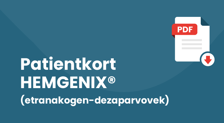 Patientkort Hemgenix