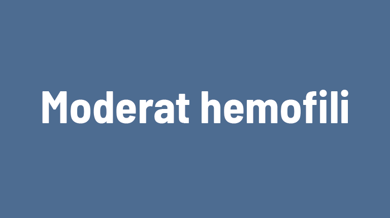 Moderat hemofili