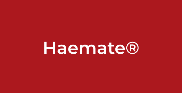 Haemate®  Human coagulation FVIII & human von Willebrand factor